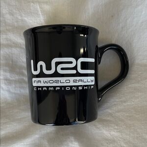 FIA WRC genuine world rally championship cup with pace notes mug